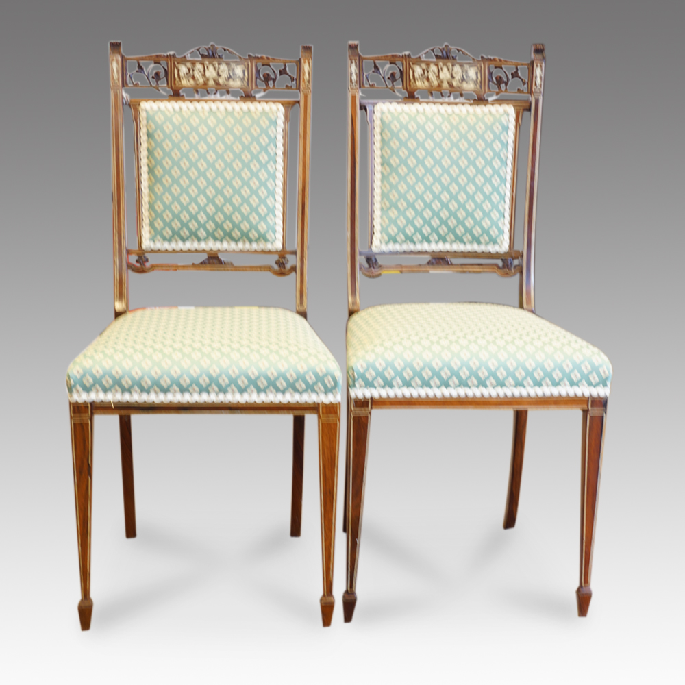 Pair-of-Inlaid-Rosewood-sidechairs.jpg Pair of Inlaid rosewood side chairs Now Sold - Image 1
