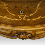 Pair of fine inlaid walnut Italian commodes - Image 7