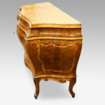 Pair of fine inlaid walnut Italian commodes - Image 11
