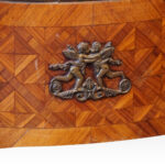 Pair of Continental parquetry oval cabinets - Image 4