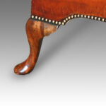 Pair of Queen Anne style walnut wing-chairs - Image 10