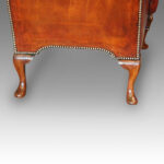 Pair of Queen Anne style walnut wing-chairs - Image 5