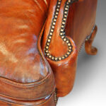 Pair of Queen Anne style walnut wing-chairs - Image 11