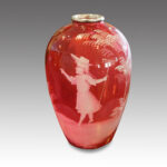Pair of Victorian Mary Gregory vases - Image 3