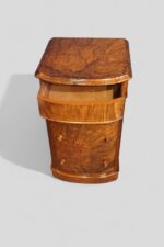 Pair of Victorian burr walnut bedside chests - Image 8