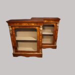 Pair of Victorian inlaid pier cabinets - Image 8