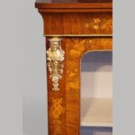 Pair of Victorian inlaid pier cabinets - Image 4