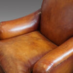 Pair of Victorian leather club chairs - Image 3
