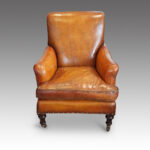 Pair of Victorian leather club chairs - Image 8