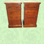 Pair of Victorian Mahogany Bedside Chests
