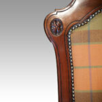 Pair of Victorian mahogany easy armchairs - Image 6