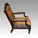 Pair of Victorian mahogany easy armchairs - Image 10