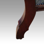Pair of Victorian mahogany easy armchairs - Image 11