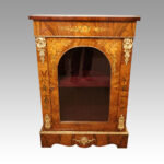 Pair of Victorian walnut pier cabinets - Image 3