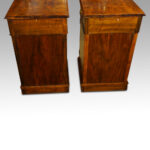 Pair of Victorian walnut bedside cabinets - Image 8