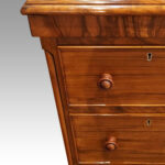 Pair of Victorian walnut bedside chests - Image 8
