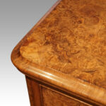 Pair of Victorian walnut bedside chests - Image 4