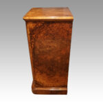 Pair of Victorian walnut bedside chests - Image 3
