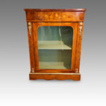 Pair of Victorian walnut pier cabinets - Image 4