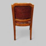 Pair of Edwardian walnut desk chairs - Image 8