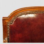 Pair of Edwardian walnut desk chairs - Image 6