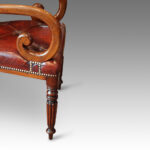 Pair of 19thc. mahogany  arm-chairs - Image 4