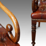 Pair of 19thc. mahogany  arm-chairs - Image 8