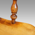 Pair Victorian Yew Broad Arm Windsor chairs - Image 9