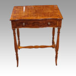 Pair of burr elm end tables - Image 6
