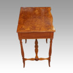 Pair of burr elm end tables - Image 4