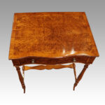 Pair of burr elm end tables - Image 2