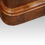 Pair of Victorian burr walnut bedside chests - Image 6