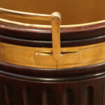 Pair of extra large mahogany peat buckets - Image 5