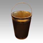 Pair of extra large mahogany peat buckets - Image 3