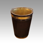 Pair of extra large mahogany peat buckets - Image 2