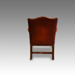 Superb pair of leather Gainsborough chairs - Image 3