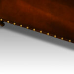 Pair of Edwardian leather club easy chairs - Image 7