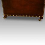 Pair of Edwardian leather club easy chairs - Image 10