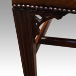 Pair of mahogany Gainsborough chairs - Image 8