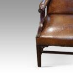 Pair of mahogany Gainsborough chairs - Image 7