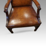 Pair of mahogany Gainsborough chairs - Image 5