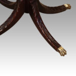 Pair of Duncan Fyffe style mahogany lamp tables - Image 5