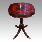 Pair of Duncan Fyffe style mahogany lamp tables - Image 6