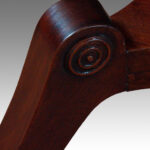 Pair of mahogany sofa end tables - Image 5