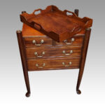 Pair of mahogany tray top bedsides - Image 2
