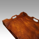 Pair of mahogany tray top bedsides - Image 3