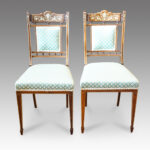 Pair of superb Victorian rosewood side chairs Now Sold