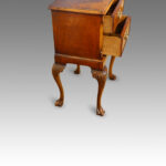 Pair of walnut bedside cabinets - Image 2
