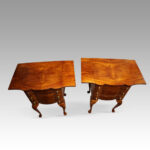 Pair of 1930s walnut bedside cabinets - Image 3
