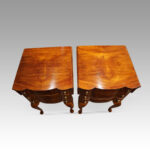 Pair of 1930s walnut bedside cabinets - Image 2